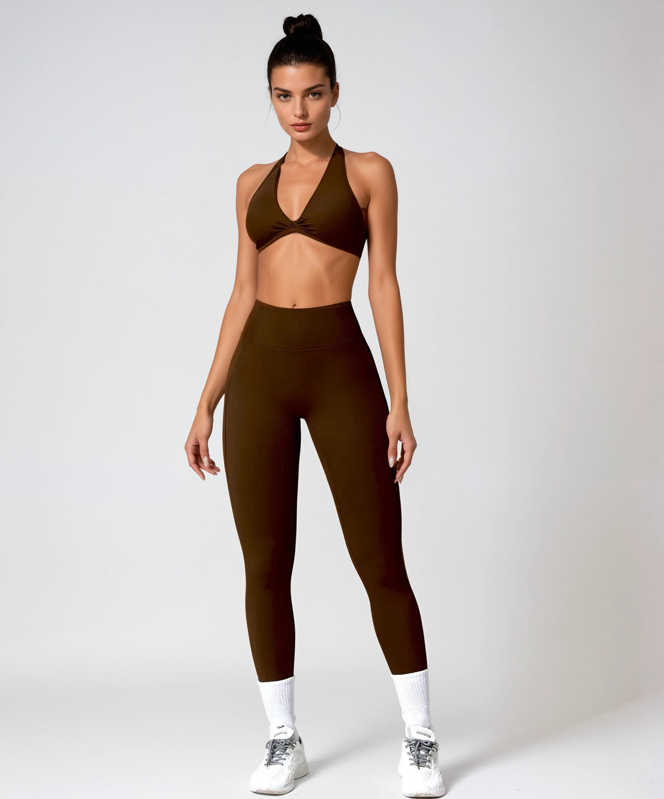 Women Seamless Yoga Set 2PCS Gym Workout Clothes for Female Push up Bra High Waist Leggings Sexy Fitness Sportswear Sports Suits