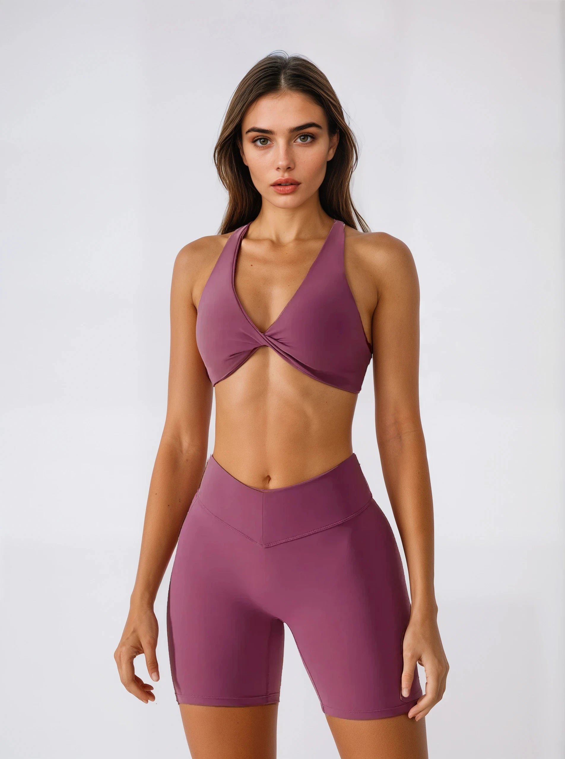 Summer Seamless Yoga Set Workout Outfits Women Sport Bra High Waist Shorts Yoga Legging Suit Sexy Running Fitness Sport Clothing