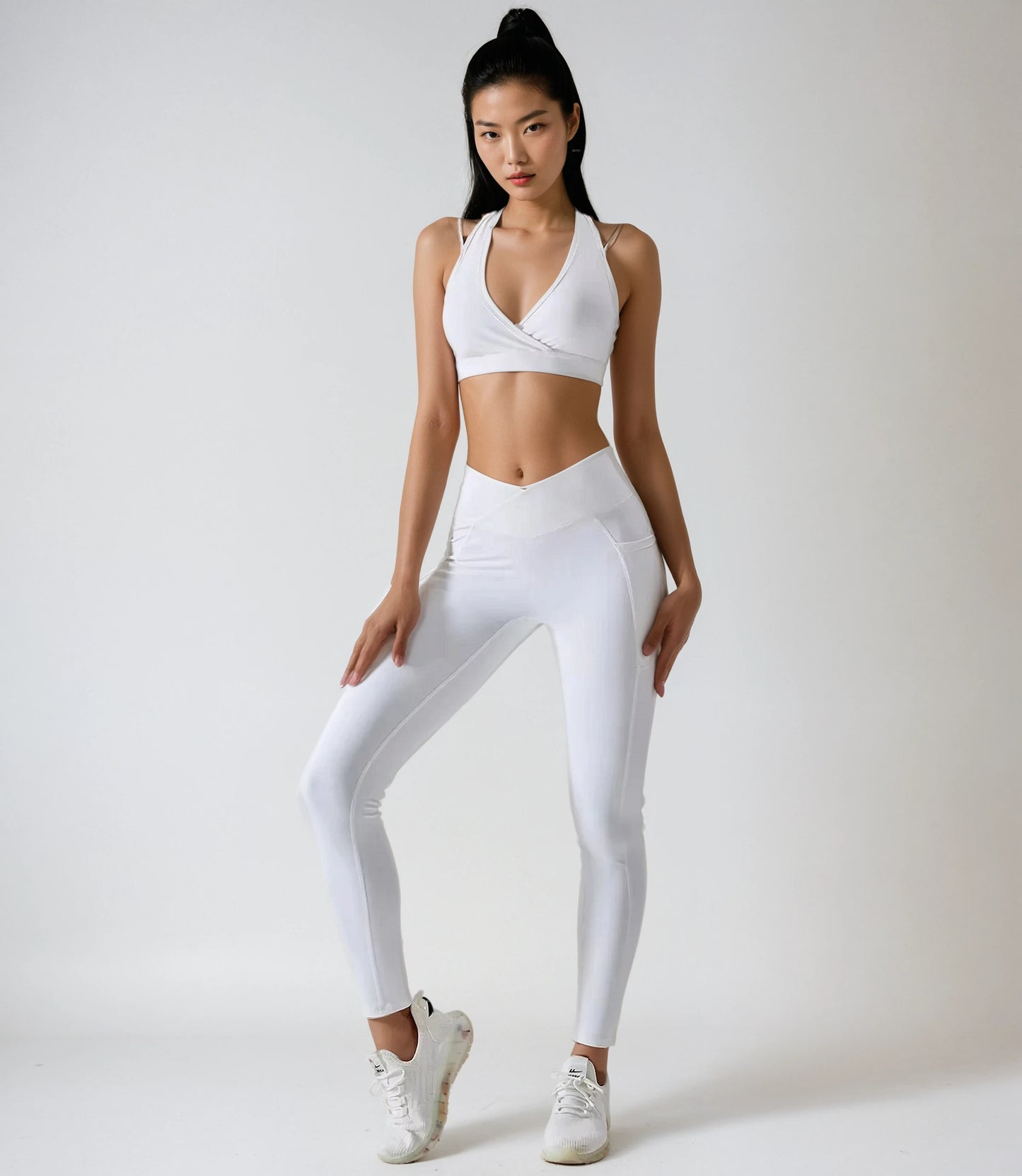 Yoga Set 2PCS Gym Workout Clothes for Women Seamless Leggings Sports Bra Suit Female Clothing High Waist Shorts Women Tracksuit