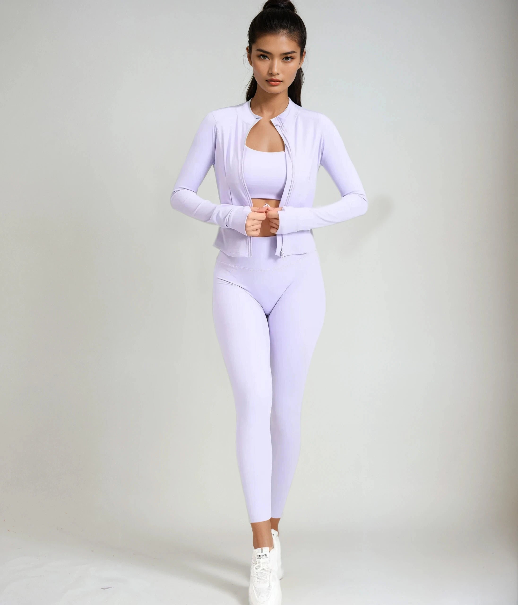 Yoga Set 3PCS Gym Clothes Workout Sportswear Yoga Suits for Women Jacket Fitness Set Tracksuits Sports Bra Running Gym Leggings