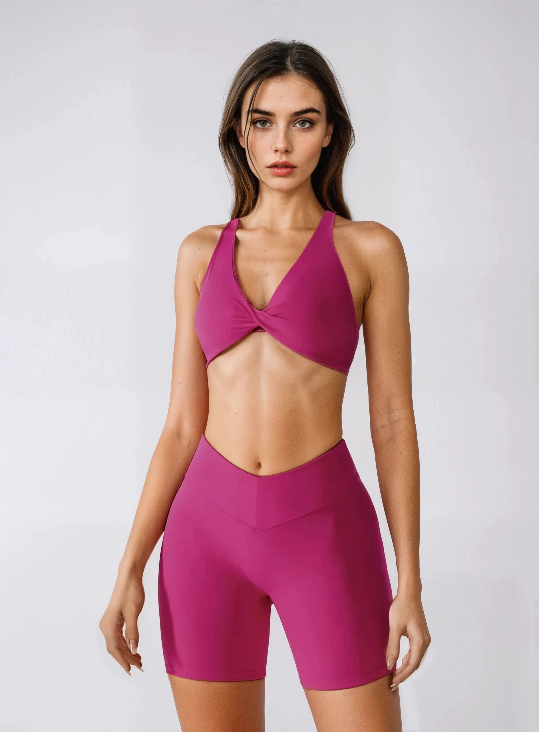 Summer Seamless Yoga Set Workout Outfits Women Sport Bra High Waist Shorts Yoga Legging Suit Sexy Running Fitness Sport Clothing