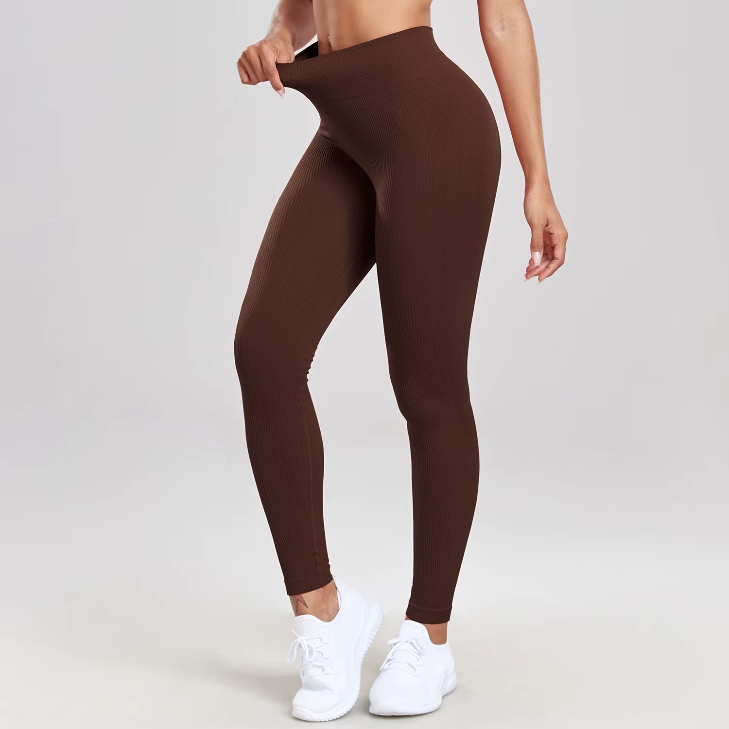 Seamless Gym Leggings Women High Waist Seamless Exercise Breathable