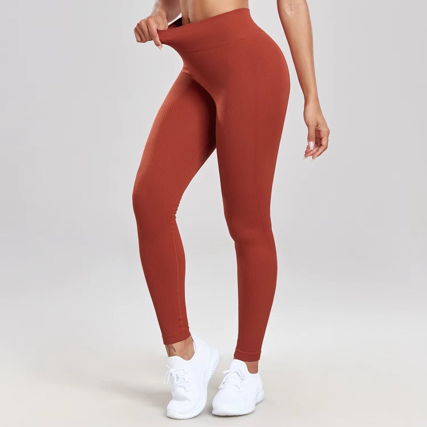 Seamless Gym Leggings Women High Waist Seamless Exercise Breathable