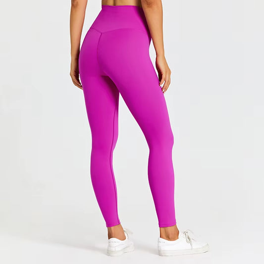 High Waist Workout Leggings for Women Push up Tights Sporty Legging Tummy Control Yoga Pants No Front Seam Active Wear