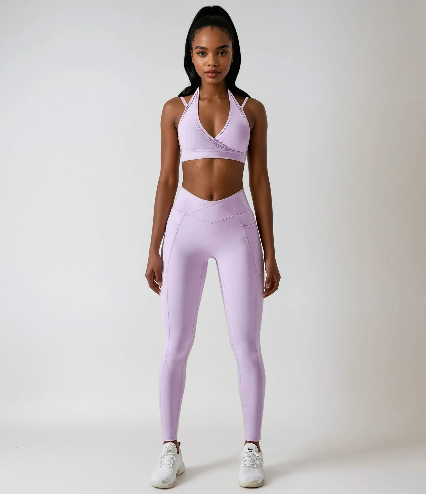 Yoga Set 2PCS Gym Workout Clothes for Women Seamless Leggings Sports Bra Suit Female Clothing High Waist Shorts Women Tracksuit