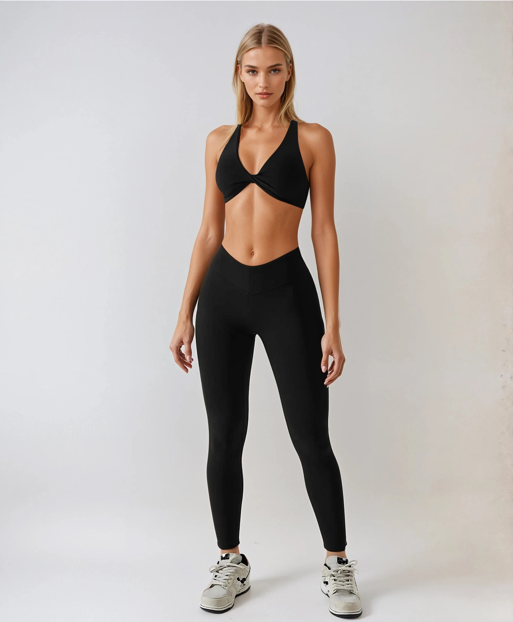 VibeFit Summer Seamless Yoga Set