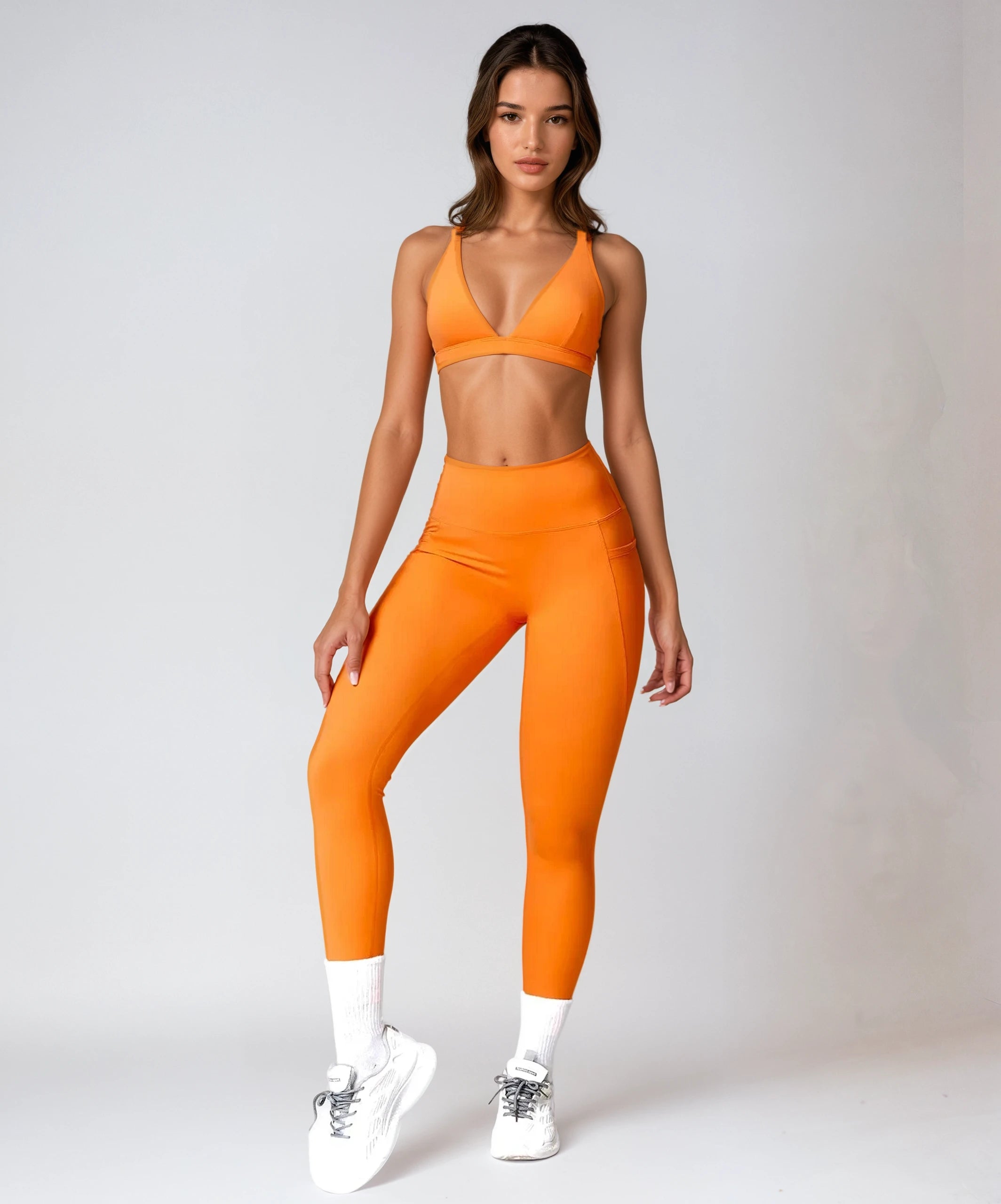 2Pcs Seamless Yoga Set Gym Clothes Sportswear Yoga Suits for Women Tracksuit Fitness Set Tracksuits Sports Bra Gym Leggings